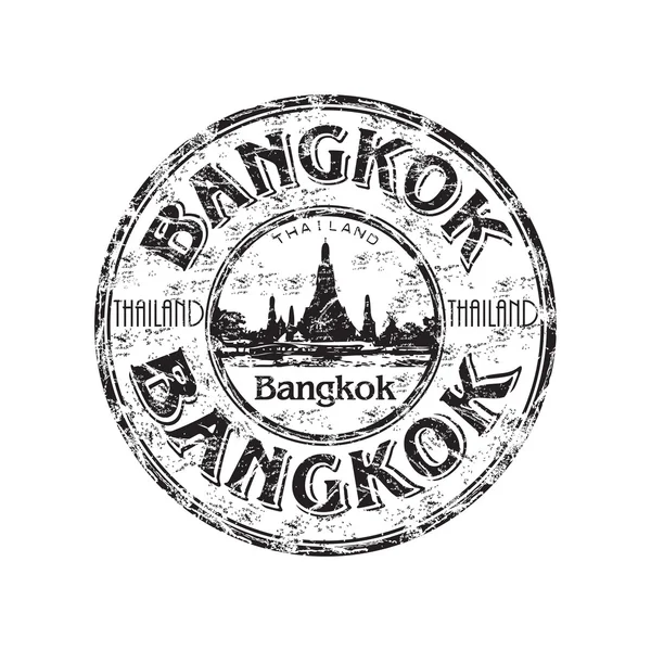 Bangkok grunge lastik damgası