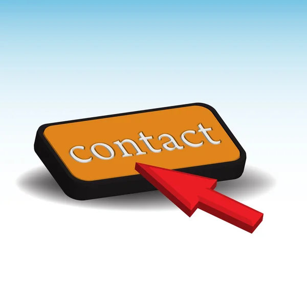 Contact button — Stock Vector