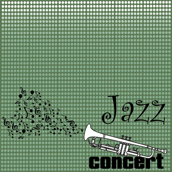 Jazz koncert — Stock Vector