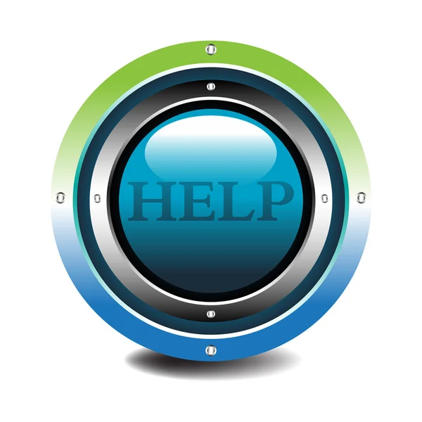 Help button — Stock Vector