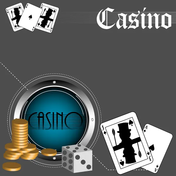 Casino items — Stock Vector