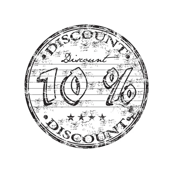 Ten percent discount — Stock Vector