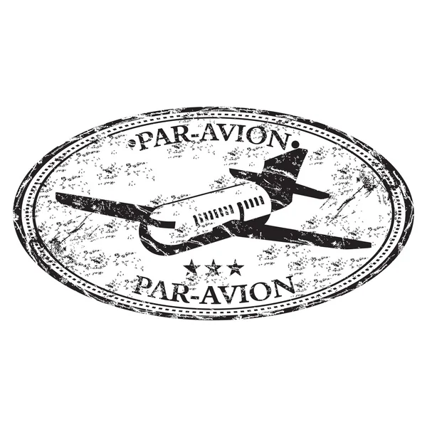 Par avion grunge rubber stamp — Stock Vector