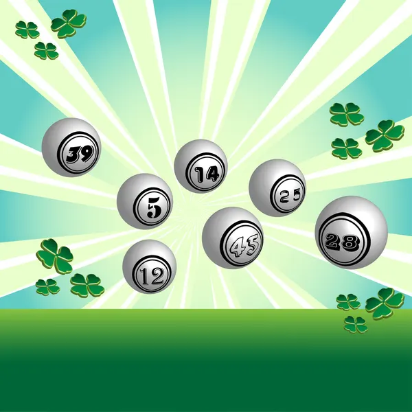 Lottery balls — Stock Vector