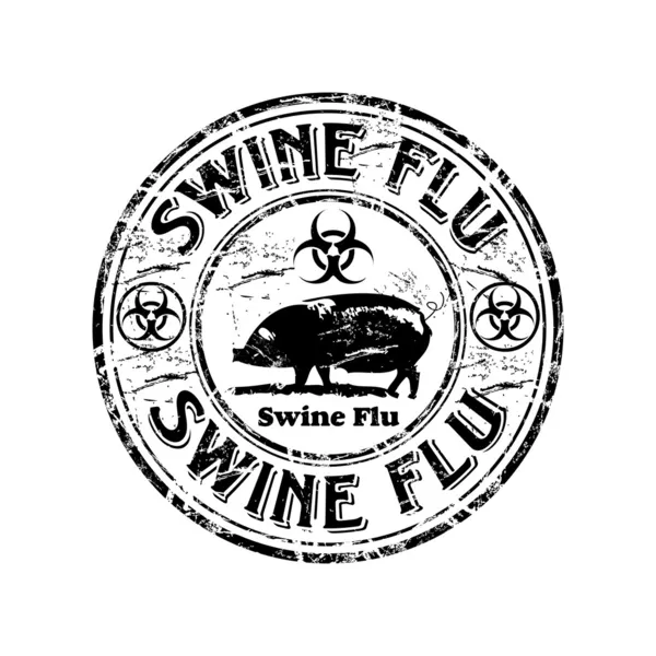 Swine flu — Stock Vector