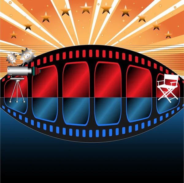 Tema del cinema — Vettoriale Stock