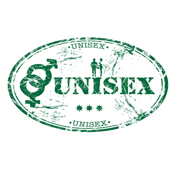 Unisex grunge lastik damgası — Stok Vektör