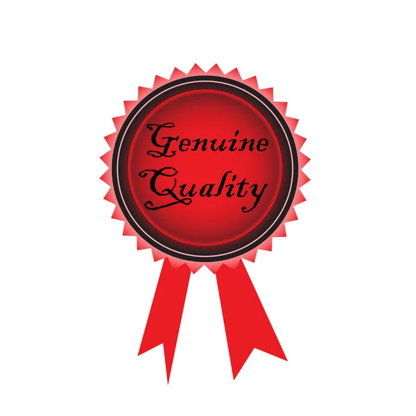 Badge de qualité authentique — Image vectorielle