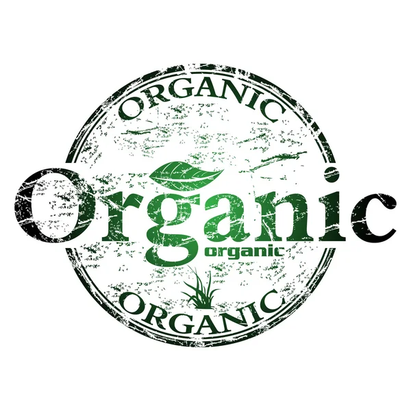 Organic grunge rubber stamp — Stock Vector