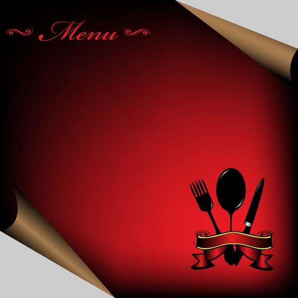 Red menu design for restaurants — Stock Illustration Red menu design for restaurants Royalty Free Stock Illustrations