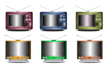 Retro televizyon seti