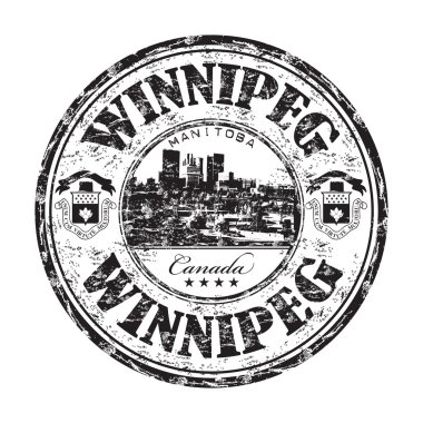 Winnipeg grunge lastik damgası
