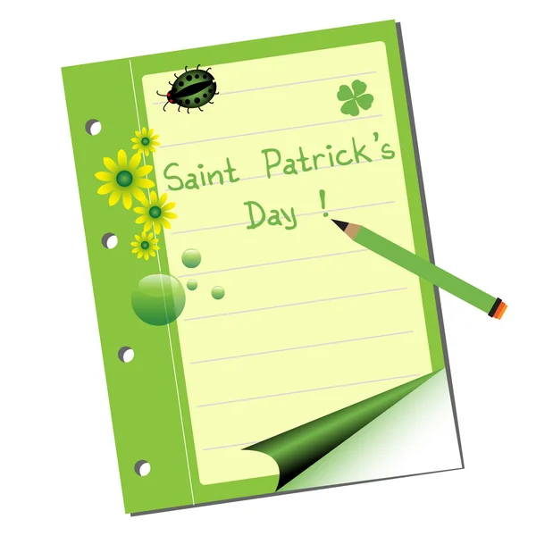 Fête de saint Patrick — Image vectorielle