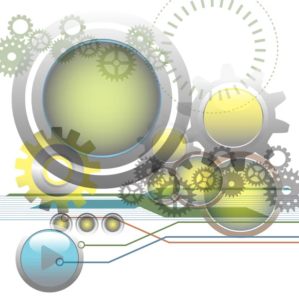 Contesto tecnologico — Vettoriale Stock