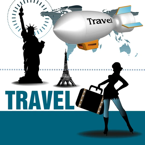 Travel — Stock Vector