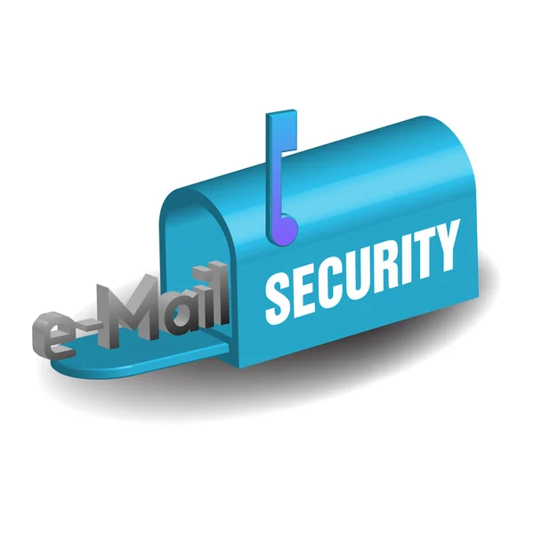 Sicurezza e-mail — Vettoriale Stock