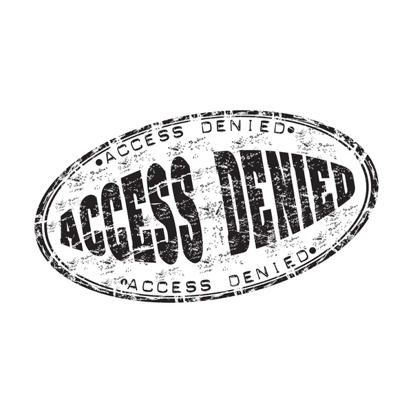 Access denied grunge rubber stamp — Stock Vector