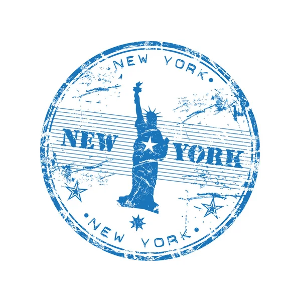 Selo de borracha New York grunge — Vetor de Stock