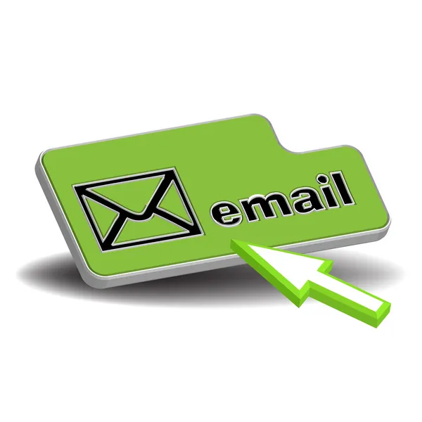 Ηλεκτρονικό ταχυδρομείο κουμπί — Διανυσματικό Αρχείο