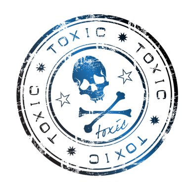 toksik grunge lastik damgası