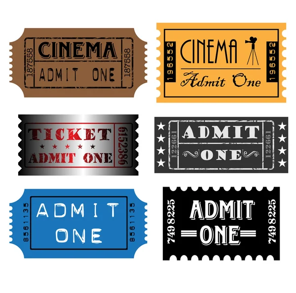 Εισιτήρια κινηματογράφου — Διανυσματικό Αρχείο