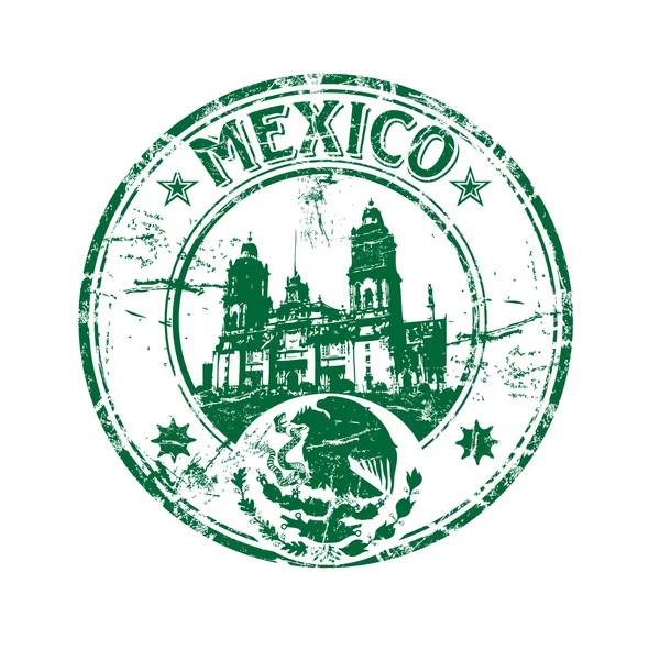 Mexico grunge rubber stamp — Stock Vector