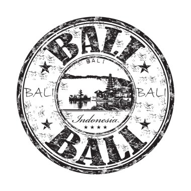 Bali grunge lastik damgası
