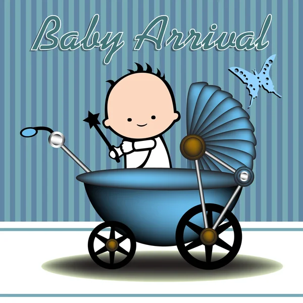 Baby arrival — Stock Vector