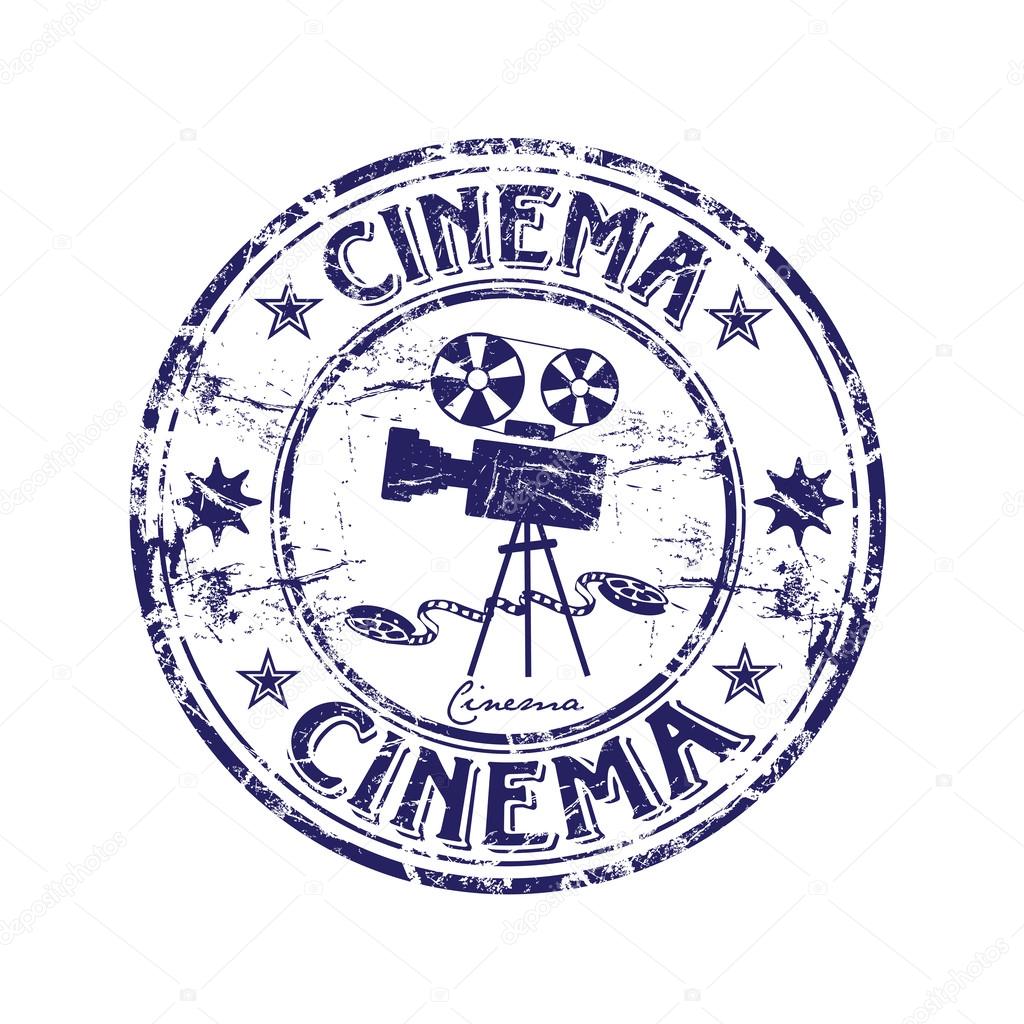 Cinema rubber stamp