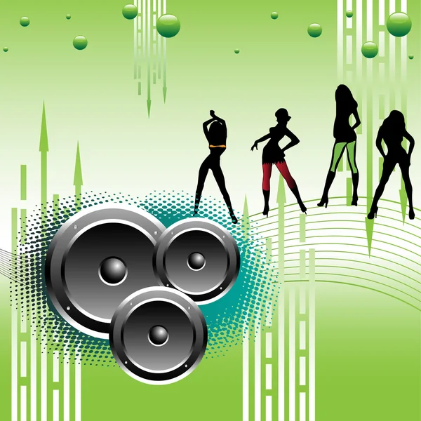 Chicas de fiesta — Vector de stock