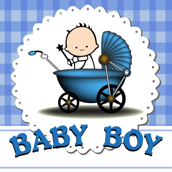 Baby boy — Stock Vector