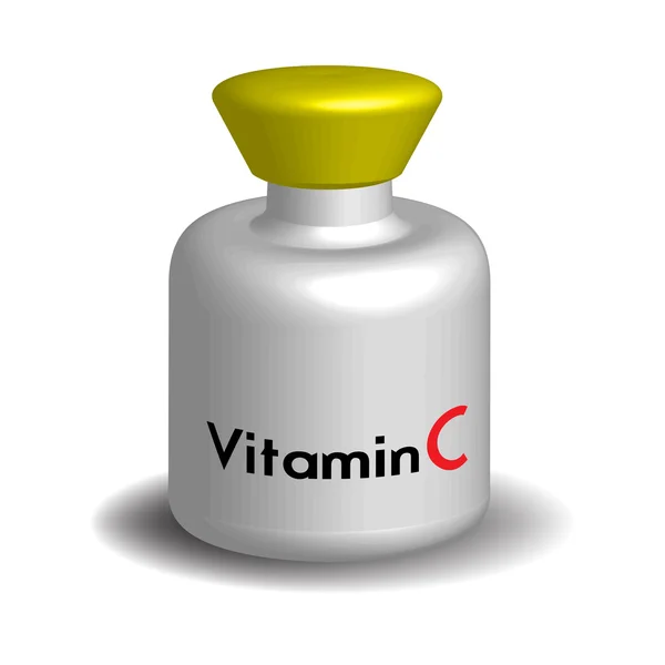 Vitamina C — Vector de stock