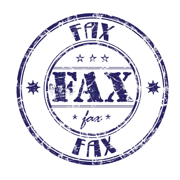 Fax grunge gumibélyegző — Stock Vector
