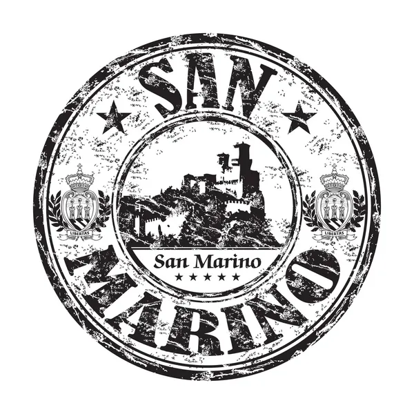 San Marino grunge rubber stamp — Stock Vector