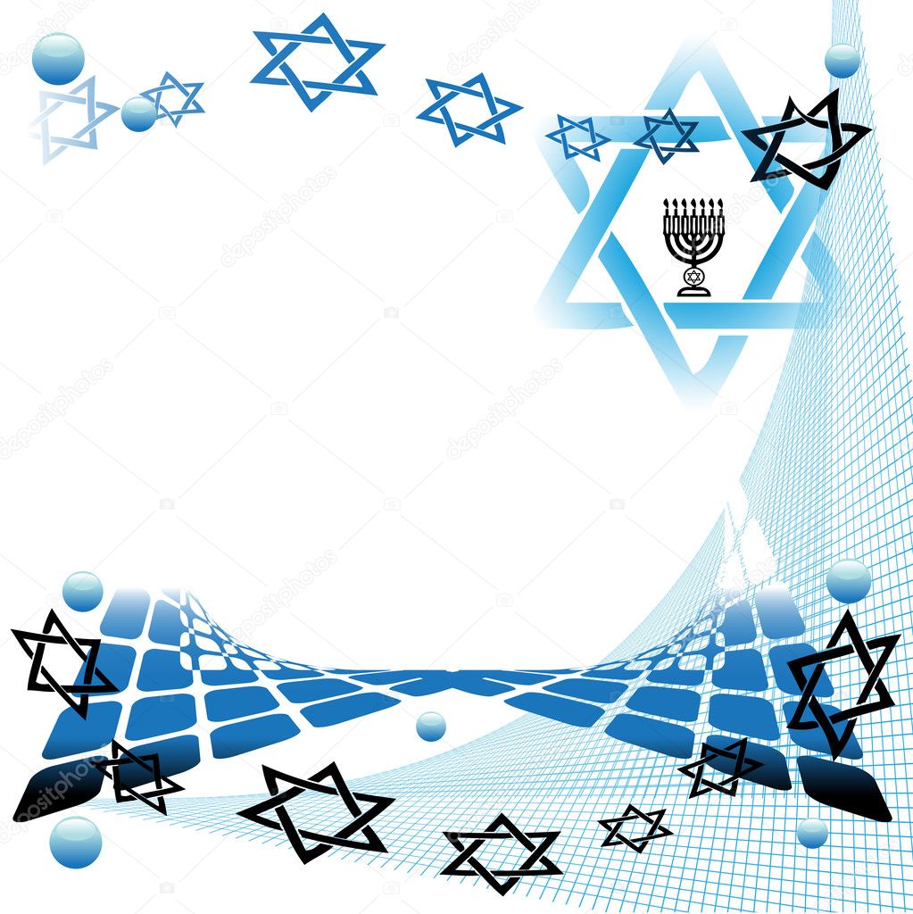Abstract jewish art — Stock Vector © oxlock #36873087