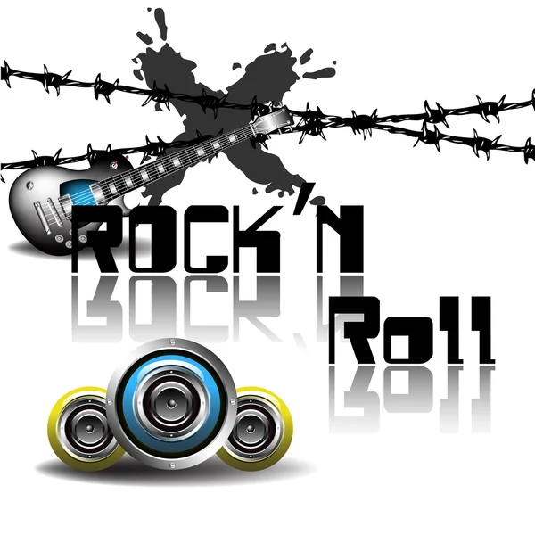 Rock and Roll — Vetor de Stock