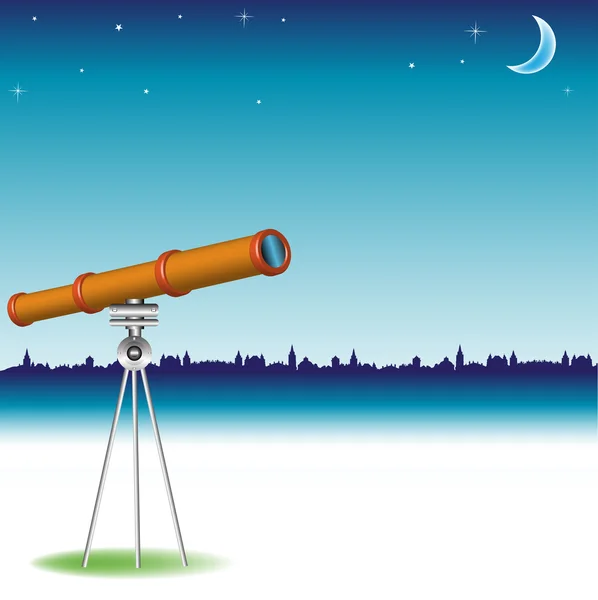 Telescópio — Vetor de Stock