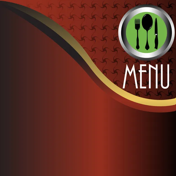 Concept de menu décoratif — Image vectorielle