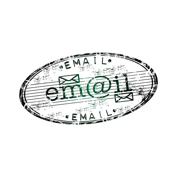 Email sello de goma grunge — Archivo Imágenes Vectoriales