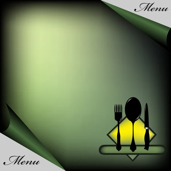 Conception de menu — Image vectorielle