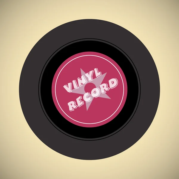 Vinyl záznam — Stockový vektor