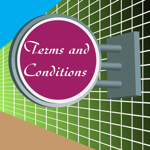 Terms and conditions — Stock Vector