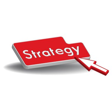 Kırmızı strateji düğmesi