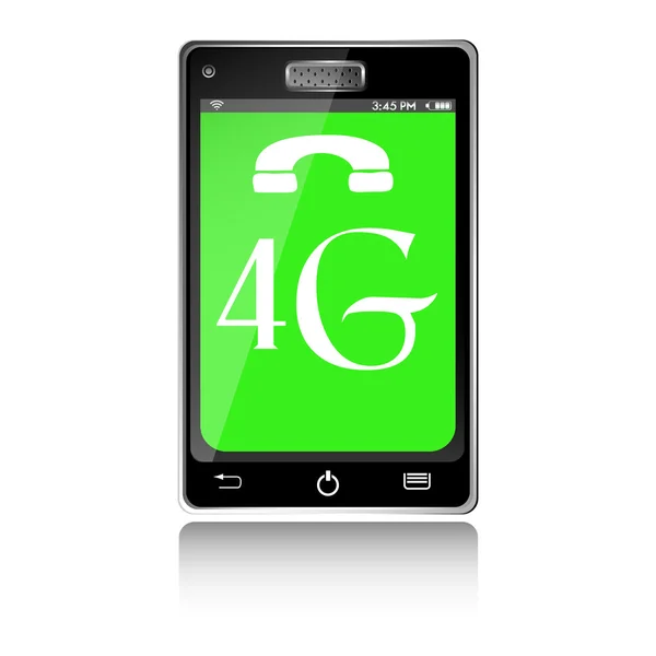 Smartphone 4g — Vettoriale Stock