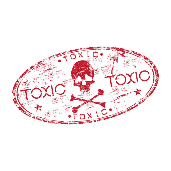 Токсичная резиновая марка
