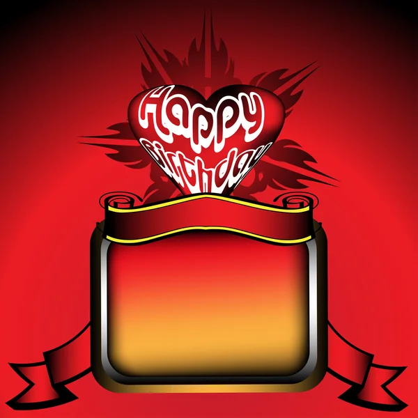 Happy Birthday frame — Stock Vector