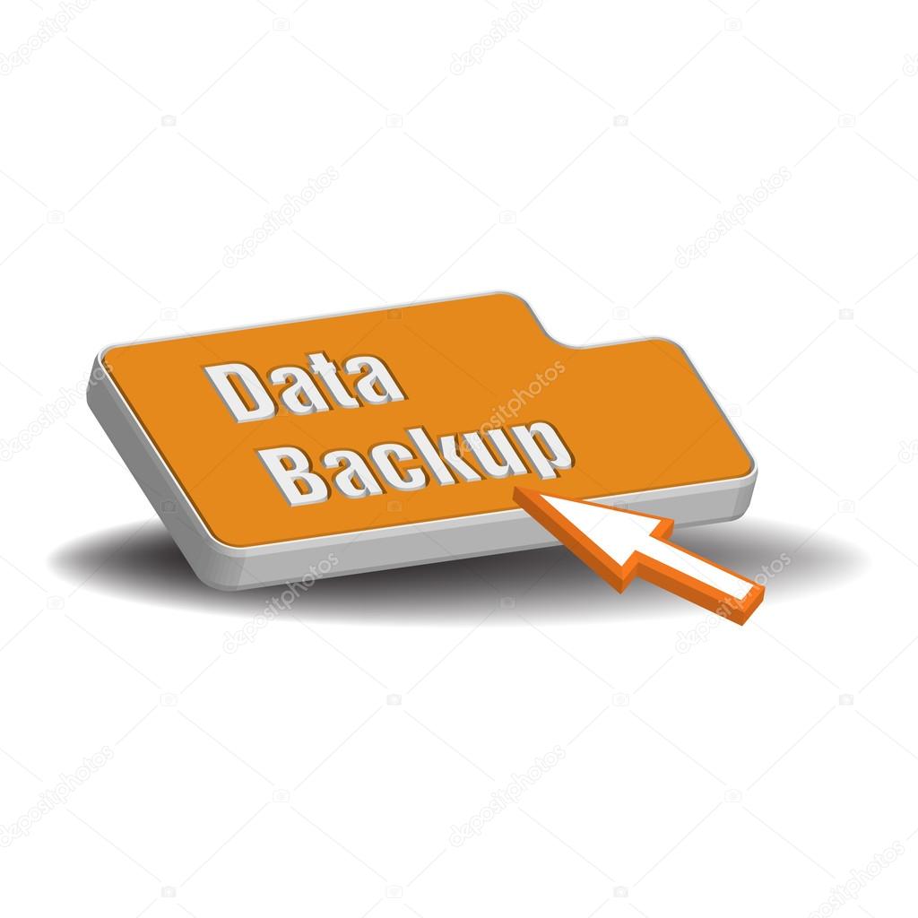 Data backup button