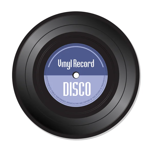 Disco disco de vinil —  Vetores de Stock