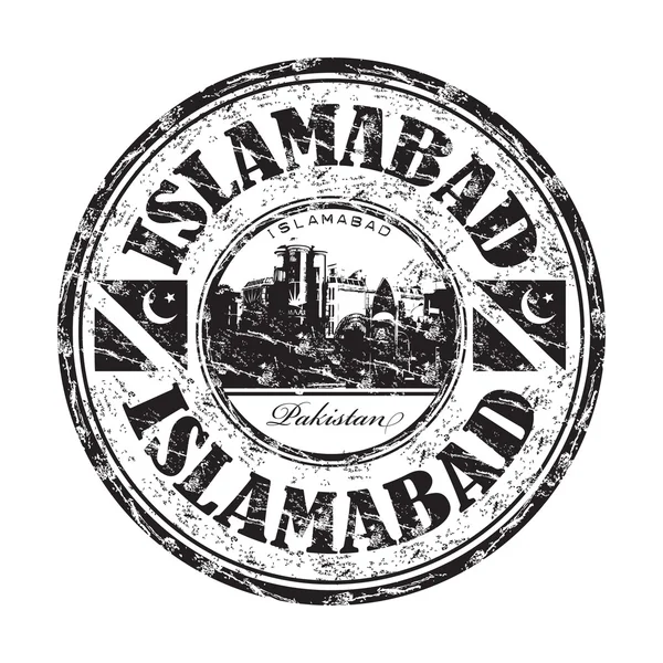 Islamabad grunge rubber stamp — Stock Vector