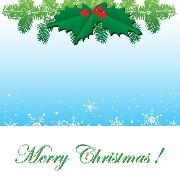 Christmas greeting — Stock Vector